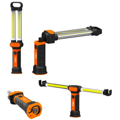 Neo Tools Ліхтар інспекційний акумуляторний, 2400мА•год, 500лм, 6Вт, складаний, гачок, магніт, IP20 Neo Tools Ліхтар інспекційний акумуляторний, 2400мА•год, 500лм, 6Вт, складаний, гачок, магніт, IP20