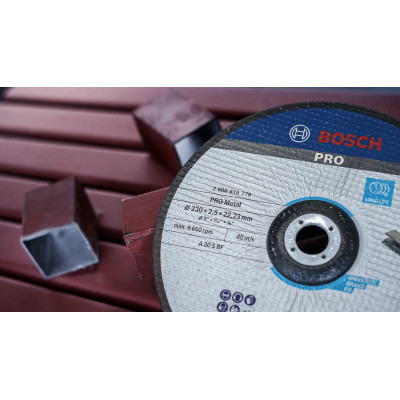 Диск відрізний Bosch Professional для металу 180x3x22.23мм Диск відрізний Bosch Professional для металу 180x3x22.23мм