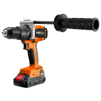 Neo Tools Шурупокрут-дриль акумуляторний Energy+ 18В безщітковий 100Нм 0-480·0-1900об·хв 1.56кг без АКБ та ЗП Neo Tools Шурупокрут-дриль акумуляторний Energy+ 18В безщітковий 100Нм 0-480·0-1900об·хв 1.56кг без АКБ та ЗП
