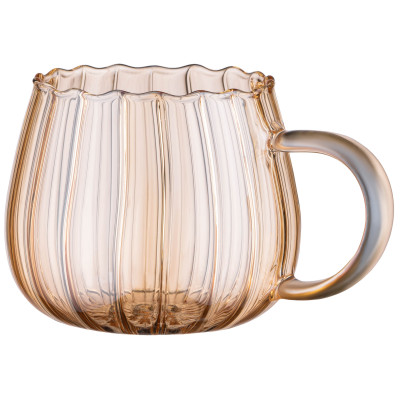 Набір чашок з ручками ARDESTO Golden Moon 350мл, 2шт, боросилікатне скло, прозорий Набір чашок з ручками ARDESTO Golden Moon 350мл, 2шт, боросилікатне скло, прозорий