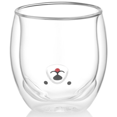 Набір чашок з подвійними стінками ARDESTO Animals, 300мл, 2шт, боросилікатне скло, прозорий