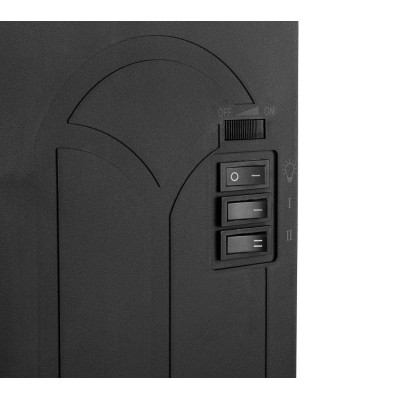 Камин электрический, декоративный Neo Tools, 30м кв, 1500Вт, керамический нагрева. элемент (PTC), черный