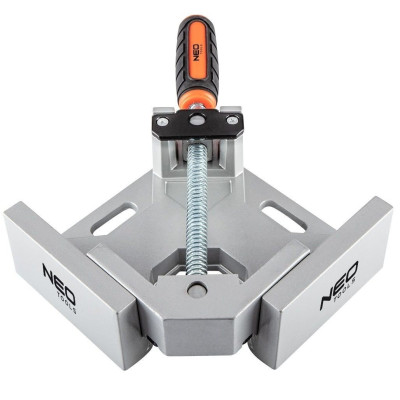 Neo Tools Струбцина, кутова, алюмінієва, напрямна 95мм, 70х70мм Neo Tools Струбцина, кутова, алюмінієва, напрямна 95мм, 70х70мм