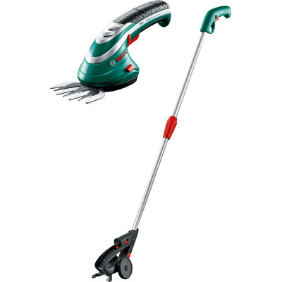 Кусторез аккумуляторный Bosch ISIO 3 3.6В акб 1х1.5А-ч шаг реза 8мм со штангой 0.5кг (0.600.833.109)