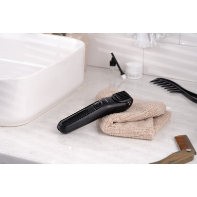 Машинка для стрижки ARDESTO HC-Y10-B, мережа+акум., насадок-1, сталь, чорний