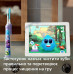 Щітка зубна електр. Philips, Sonicare For Kids, 62т. колив/хв, насадок-2, фіолетовий