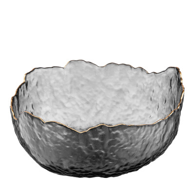 Салатник ARDESTO Bell, 19.5см, скло, сірий