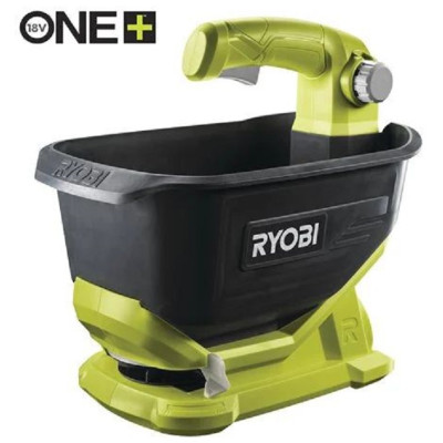 Ryobi Сіялка акумуляторна OSS1800, 18В ONE+, розкид 2.5-3.5 м, ємність 4л