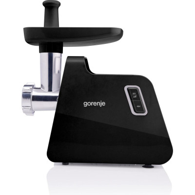 М'ясорубка Gorenje, 1700Вт, 2,3кг/хв, 2 решітки, пластик/метал, чорний