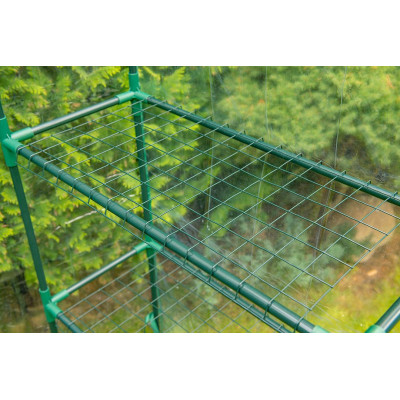 Neo Tools Парник складаний 195х143х73, 4 полиці, ПВХ плівка, зелений Neo Tools Парник складаний 195х143х73, 4 полиці, ПВХ плівка, зелений