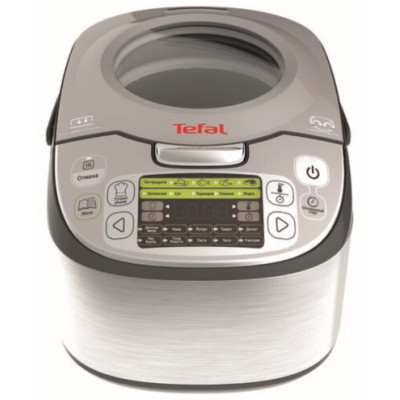 Мультиварка Tefal Fuzzy Logic, 750Вт, чаша-5л, електронне керув., пластик, сірий Мультиварка Tefal Fuzzy Logic, 750Вт, чаша-5л, електронне керув., пластик, сірий