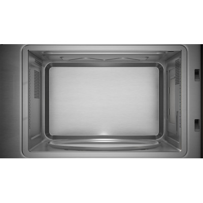 Мікрохвильова піч Bosch вбудована, 20л, електр. керув., 800Вт, дисплей, чорний/нержавіюча сталь