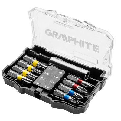 Graphite Набор бит, 10 шт. Graphite Набор бит, 10 шт.