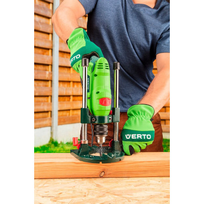 Verto Рукавички робочі, синтетична шкіра, р.10, зелений