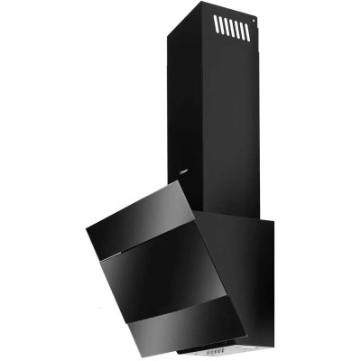 Витяжка Hansa похила, скло+метал, 60см, 280м.куб/год., чорний метал