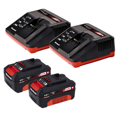 Газонокосарка акумуляторна Einhell GE-CM 43 Li M Kit PXC 18В акб 2х4А·год 43см 63л 16.5кг (3413130)