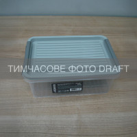 Контейнер для зберігання харчових продуктів ARDESTO Fresh 2.8л, пластик, прямокутна, сірий