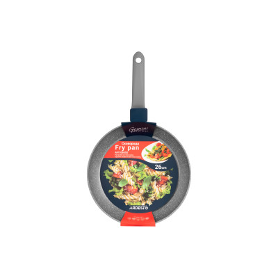 Сковорода ARDESTO Gemini Gourmet Vasto, 26см, алюміній, сірий