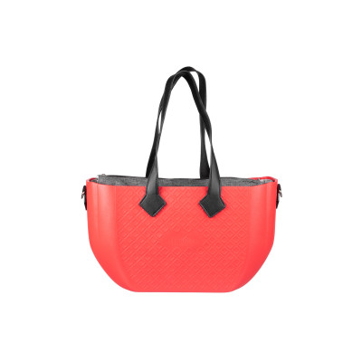 Сумка Nuvita MyMia ручки еко-шкіра, килимок, ремені для коляски, червоно-чорний