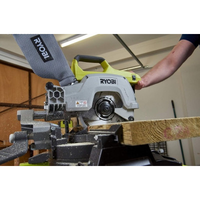 Ryobi Пила торцювальна акумуляторна ONE+ R18MS216-0 18В диск 216мм лазер 14.4кг без АКБ та ЗП