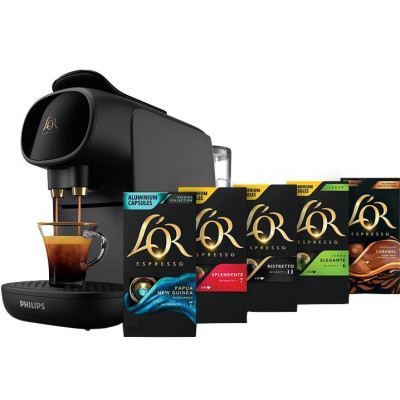 Кавомашина Philips капсульна L'OR Barista Sublime, 0.8л, капсули, чорний Кавомашина Philips капсульна L'OR Barista Sublime, 0.8л, капсули, чорний