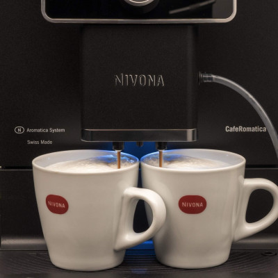 Nivona Кофемашина автоматическая CafeRomatica NICR 930, 1455 Вт., резервуар для воды 1.8 л., 15 Бар., сенсор, капучинатор, черный.