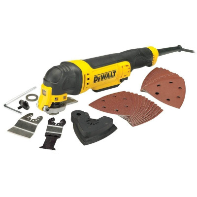 Багатофункціональний інструмент мережевий DeWalt 300Bт 0-22000кол/хв 1.5кг Багатофункціональний інструмент мережевий DeWalt 300Bт 0-22000кол/хв 1.5кг