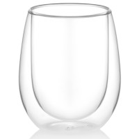 Набор чашек с двойными стенками Ardesto, 350мл, 2шт, боросиликатное стекло, прозрачный (AR2635BW)