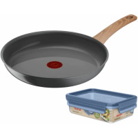 Сковорода Tefal Renew+контейнер Tefal Master Seal Eco,26см, 0.8л, алюміній, бакеліт, скло, сірий, прозорий Сковорода Tefal Renew+контейнер Tefal Master Seal Eco,26см, 0.8л, алюміній, бакеліт, скло, сірий, прозорий