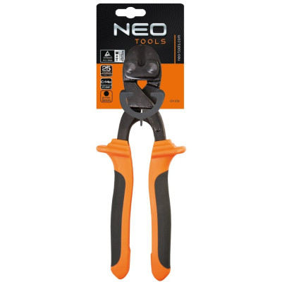 Neo Tools Ножиці для різання арматури і сталевого троса, CrV, 210мм Neo Tools Ножиці для різання арматури і сталевого троса, CrV, 210мм