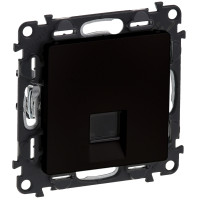 Розетка RJ45 кат. 5e UTP Legrand Valena Life, матовий чорний