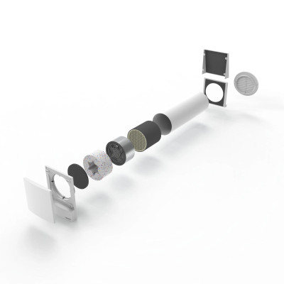 Рекуператор Ventoxx Harmony Smart 0,75м  пульт дистанційного керування Wi-Fi LED-індикація пластикова решітка