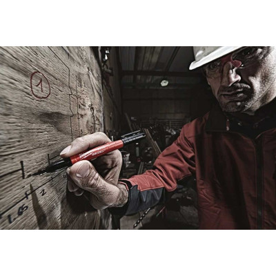 Маркер Milwaukee InkZAll синій/червоний/зелений/чорний, набір 4шт