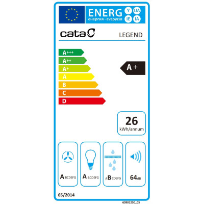 Cata Витяжка T-подібна, 70см, 1065м.куб/год, Legend 700 x, нерж Cata Витяжка T-подібна, 70см, 1065м.куб/год, Legend 700 x, нерж