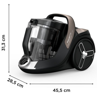Пылесос Rowenta контейнерный Green Force Cyclnic Effitech+, 900Вт, конт пил -2.5л, НЕРА, черный Пылесос Rowenta контейнерный Green Force Cyclnic Effitech+, 900Вт, конт пил -2.5л, НЕРА, черный
