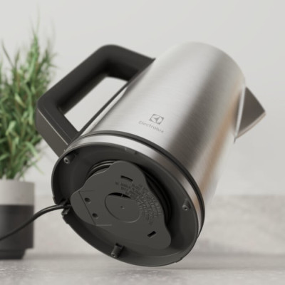Електрочайник Electrolux 1.7л, Strix, дисплей, метал, підтримка температури, нерж. сталь (E5K1-6ST)