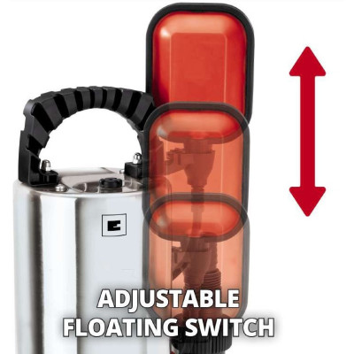 Einhell Насос дренажний GC-DP 6315 N 630 Вт, 17000 л/г, вис. 8 м, глиб. 5 м