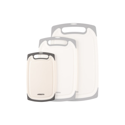 Дошка кухонна ARDESTO Gemini, 25х15х0.8см, пластик, білий Дошка кухонна ARDESTO Gemini, 25х15х0.8см, пластик, білий