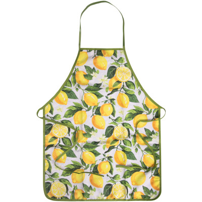 Фартух ARDESTO Sicilian lemons 60х80см, 100% поліестер, зелений