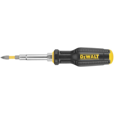 Викрутки DeWALT FULL FIT 6 Way, з бітами 2 шт, руків'я двокомпонентне, 75мм шт, SL, PH Викрутки DeWALT FULL FIT 6 Way, з бітами 2 шт, руків'я двокомпонентне, 75мм шт, SL, PH