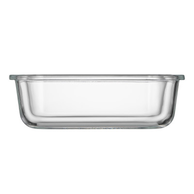 Контейнер для хранения продуктов питания Ardesto Gemini 0.66л, боросиликатное стекло, пластик, прямоугольный, прозрачный