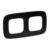 Рамка 2 поста Legrand Valena ALLURE, матовий чорний