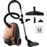Пылесос Gorenje мешочный, 850Вт, конт пыль -3л, HEPA, телескоп трубка, бронзовый