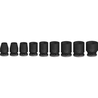 Набір ударних торцевих головок Bosch Professional Standart 9шт 3/8