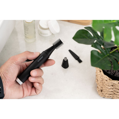 Тример ARDESTO TR-PWP, для носа і вух, сталь,USB-C > USB-A, чорний