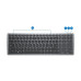 Клавіатура Dell Compact Multi-Device Wireless Keyboard - KB740 - Russian(QWERTY)