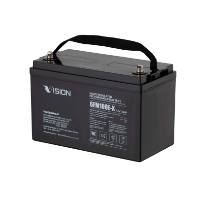 Аккумуляторная батарея Vision FM, 12В, 100А/час, AGM (6FM100E-X)