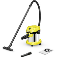 Karcher Пилосос господарський WD 2 PLUS S V-15/4/18, 1000 Вт, 15 л, 4 м, 4.519 кг Karcher Пилосос господарський WD 2 PLUS S V-15/4/18, 1000 Вт, 15 л, 4 м, 4.519 кг