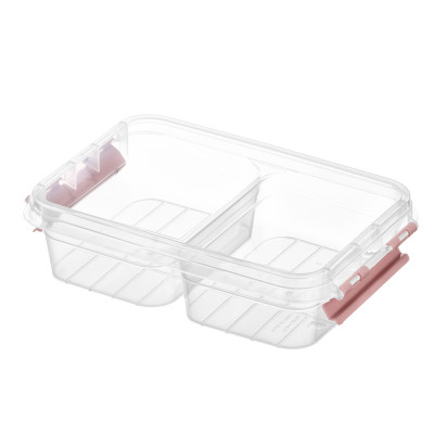 Контейнер двосекційний для зберігання харчових продуктів ARDESTO Fresh 2х0.25л, пластик, прямокутна, рожевий Контейнер двосекційний для зберігання харчових продуктів ARDESTO Fresh 2х0.25л, пластик, прямокутна, рожевий