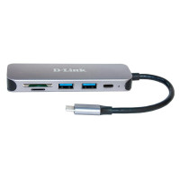 D-Link DUB-2325 USB-концентратор 2xUSB3.0, 1xUSB-TypeC, 1xSD, 1x-microSD, USB Type-C D-Link DUB-2325 USB-концентратор 2xUSB3.0, 1xUSB-TypeC, 1xSD, 1x-microSD, USB Type-C